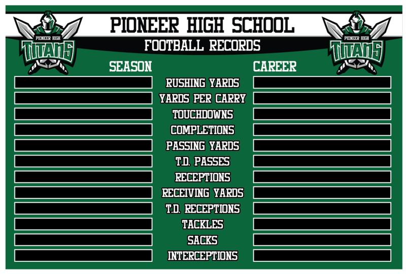 sports record board modern